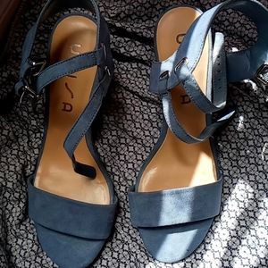 blue unisa high heels size 8